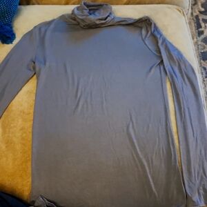 MAJESTIC FILATURES Taupe Turtleneck Super soft  - Small
